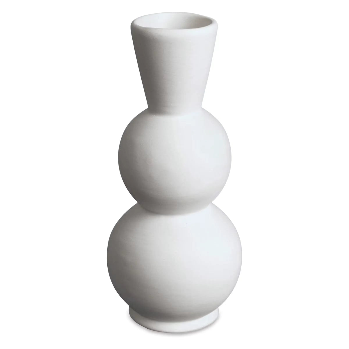 Mayco Stoneware Bisque Bud Vase  Curvy