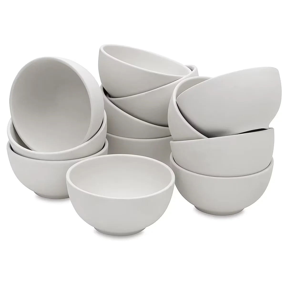 Mayco Earthenware Bisque Rice Bowls  Pkg of 12 3H x 5 1/2W