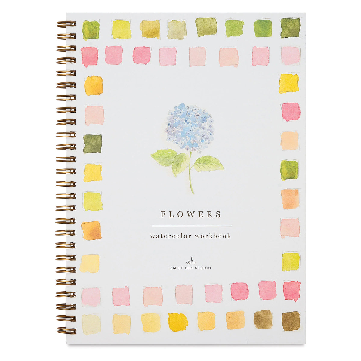 Emily Lex Studio Flowers Watercolor Workbook  61/2 x 9