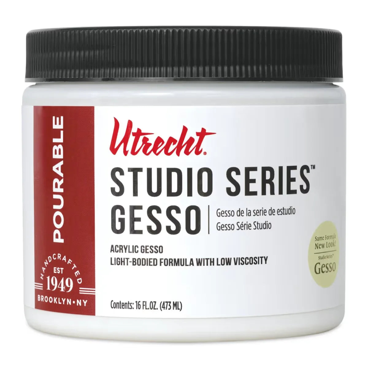 Utrecht Studio Series Acrylic Gesso  16 oz