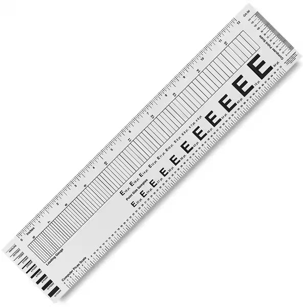 Westcott Flexible Typesetters Ruler  13 3/4