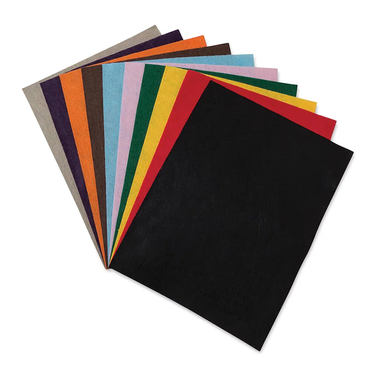 Creativity Street Felt Sheet Assortment  9 x 12 Assorted Colors Pkg of 12