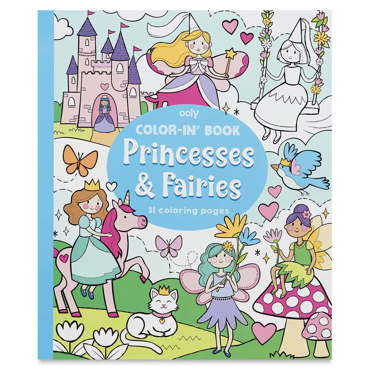 Ooly ColorIn’ Coloring Book  Princesses and Fairies
