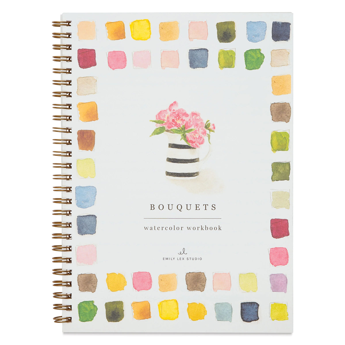 Emily Lex Studio Bouquets Watercolor Workbook  61/2 x 9