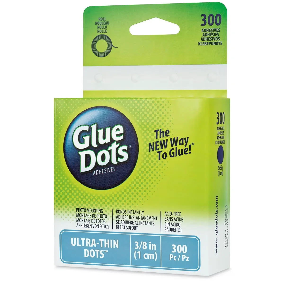 Glue Dots UltraThin Glue Dots  3/8 Roll of 300