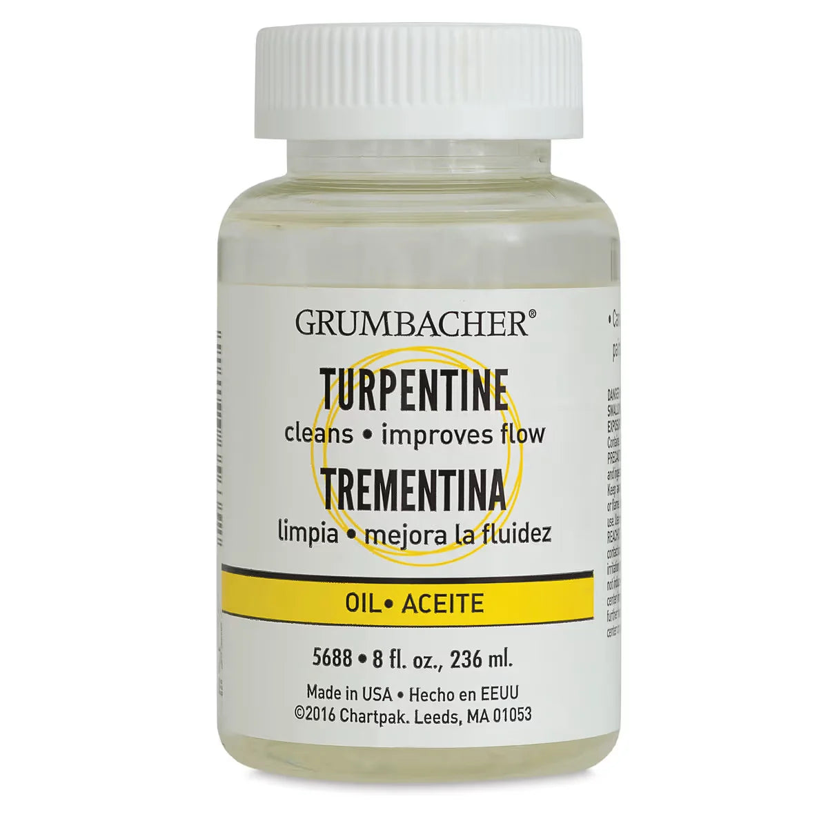 Grumbacher Turpentine  8 oz