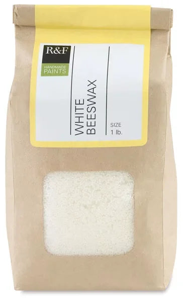 R&F Encaustic Beeswax  White 1 lb Bag