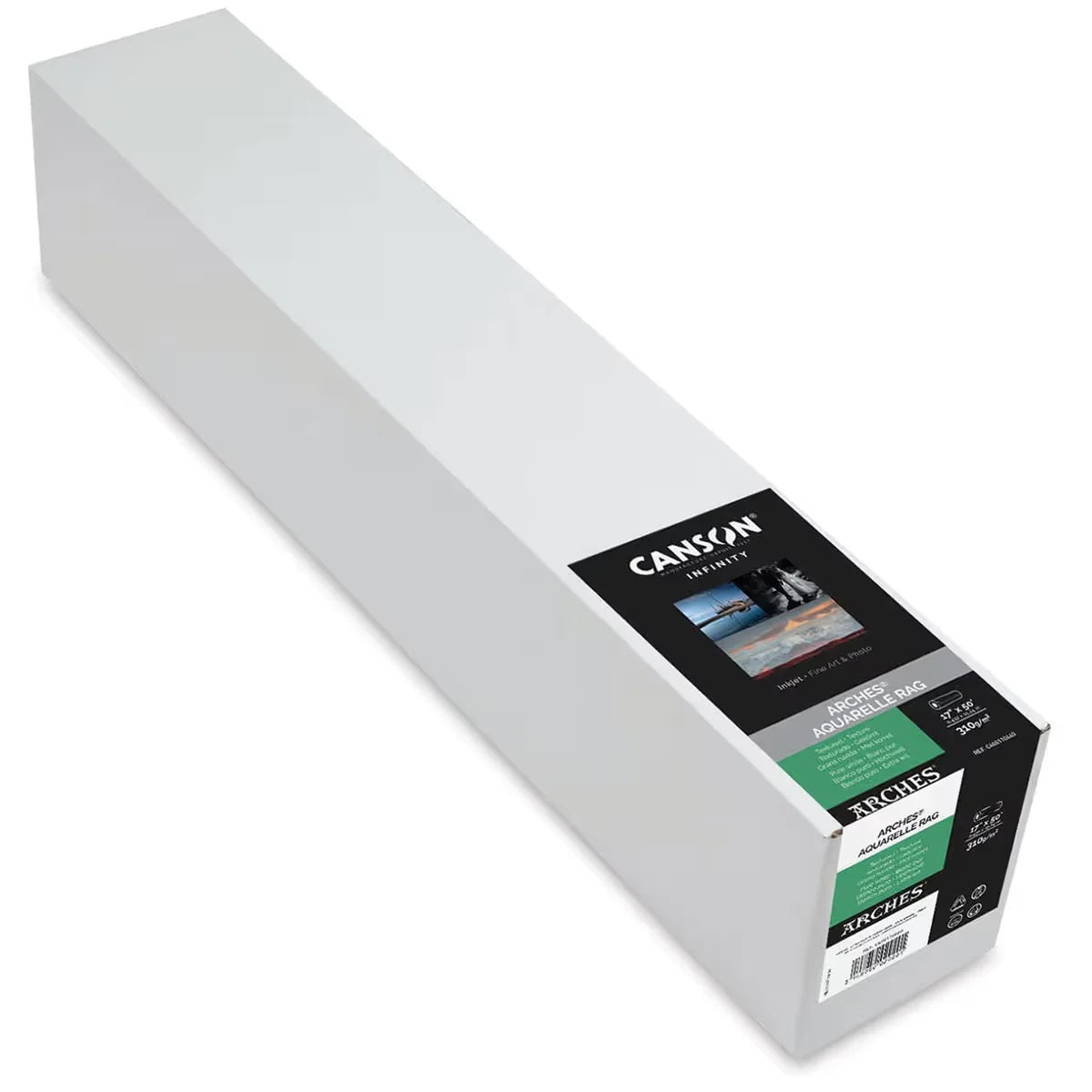 Canson Infinity Arches Aquarelle Rag Inkjet Paper  17 x 50 ft 310 gsm Roll