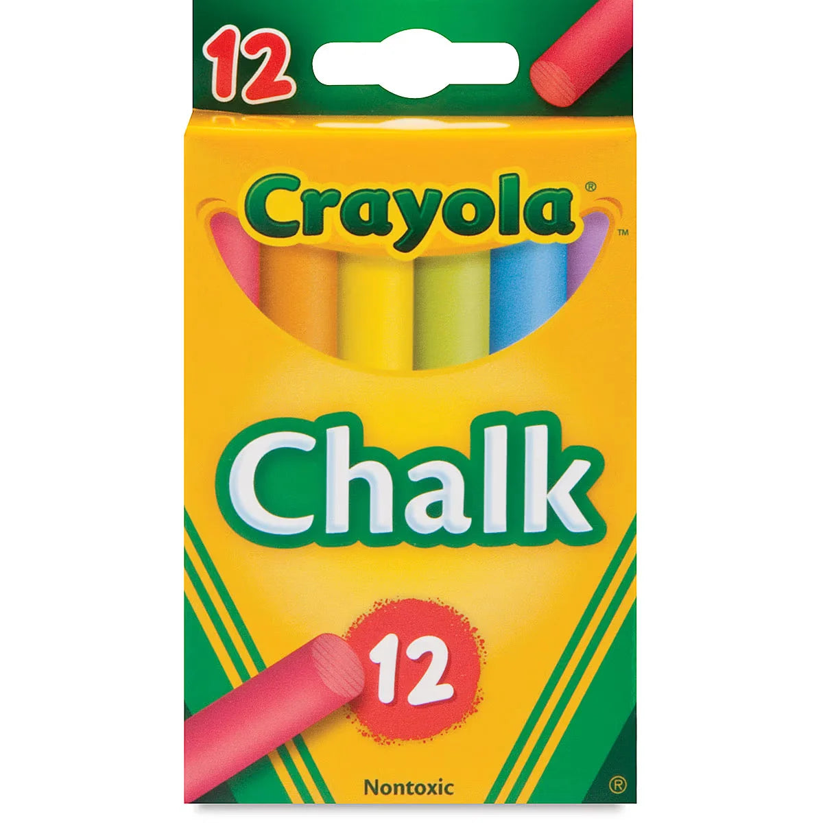 Crayola MultiColored Chalk  Assorted Set of 12