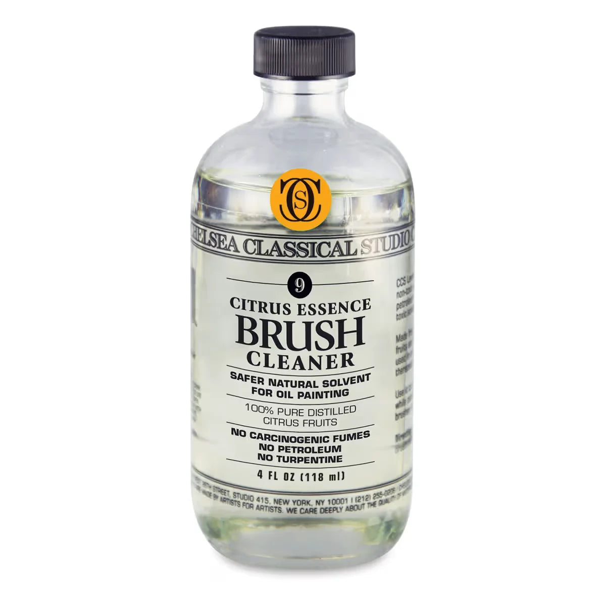 Chelsea Classical Studio Brush Cleaner  Citrus Essence Brush Cleaner 2 oz