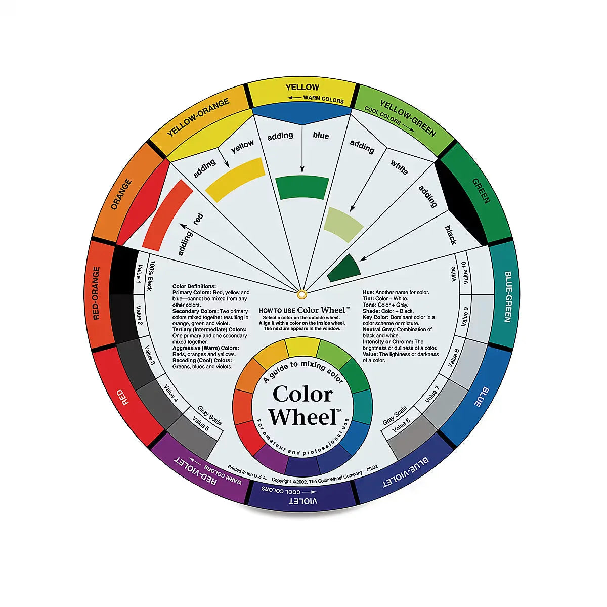 Artists Color Wheel  Pocket Version 51/8
