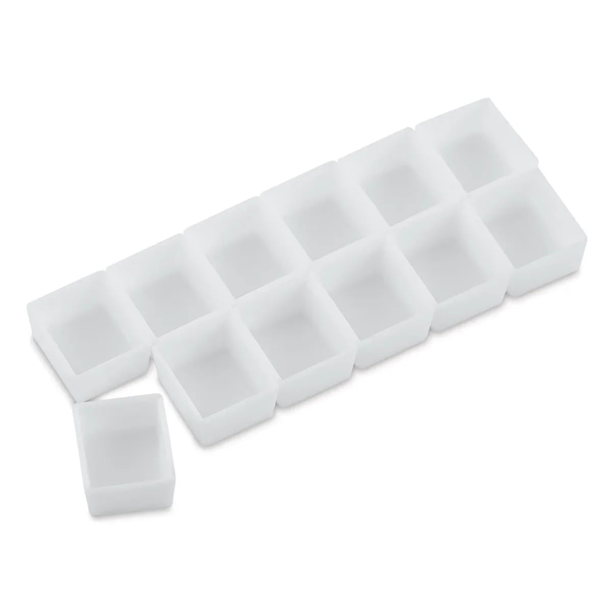 Blick Empty Watercolor Half Pans Pkg of 12
