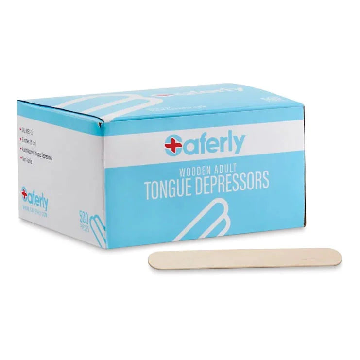Saferly Tongue Depressors  Pkg of 500
