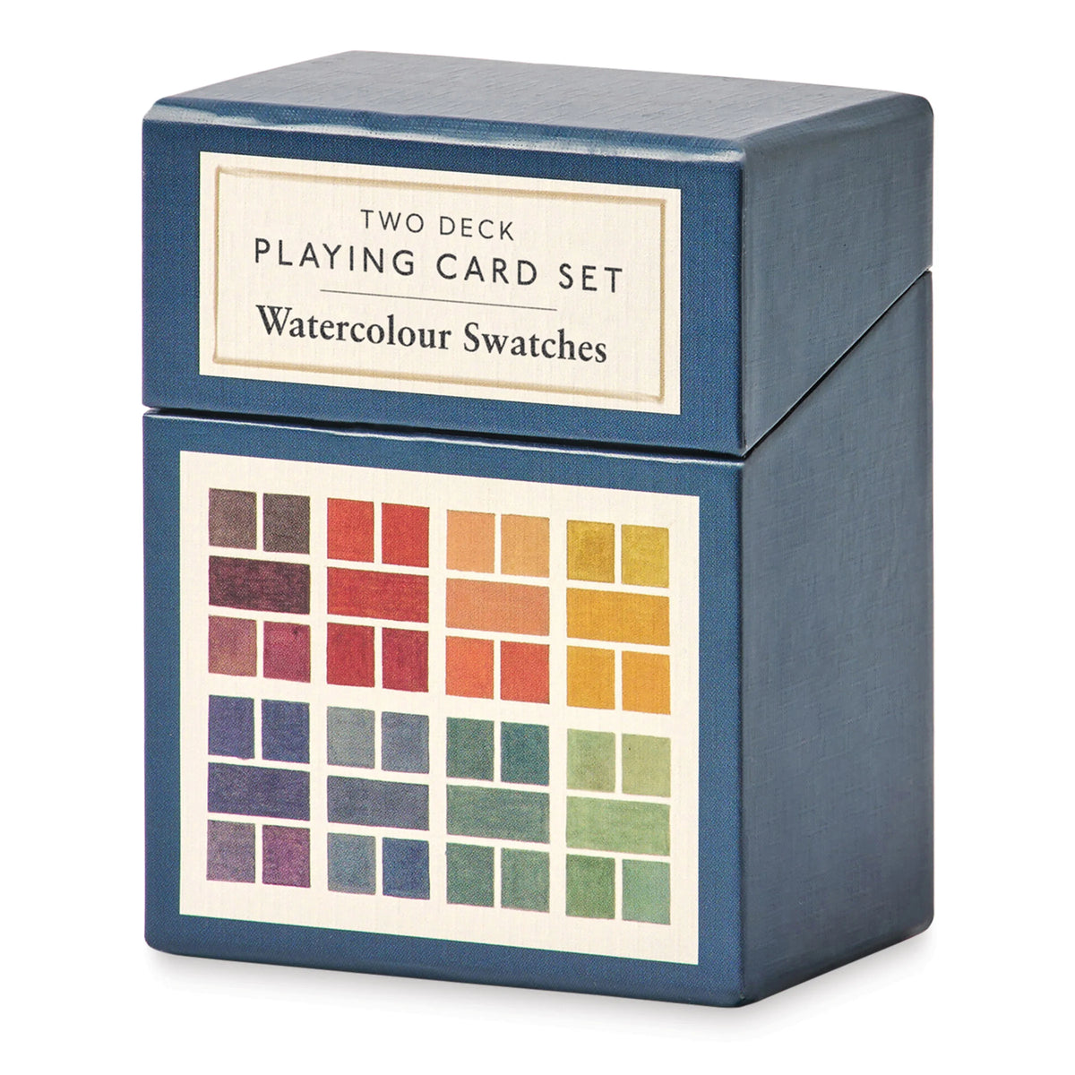 Roomytown Watercolor Swatches Playing Card Set