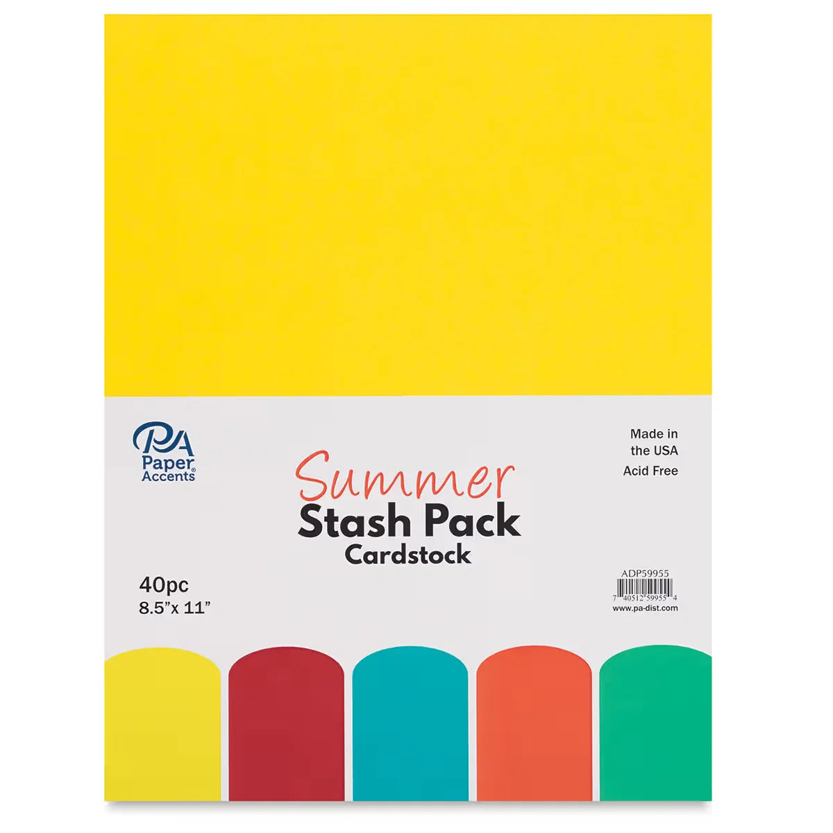 Paper Accents Cardstock Stash Pack  Autumn Pkg of 40 Sheets 81/2 x 11