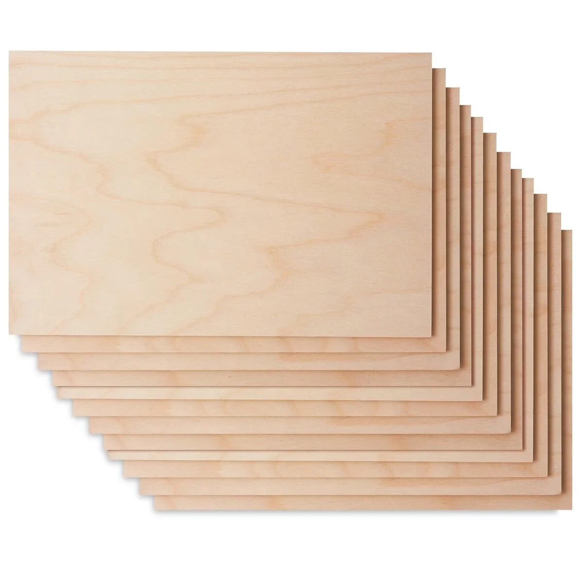 American Easel Wood Printing Blocks  6 x 8 Pkg of 12