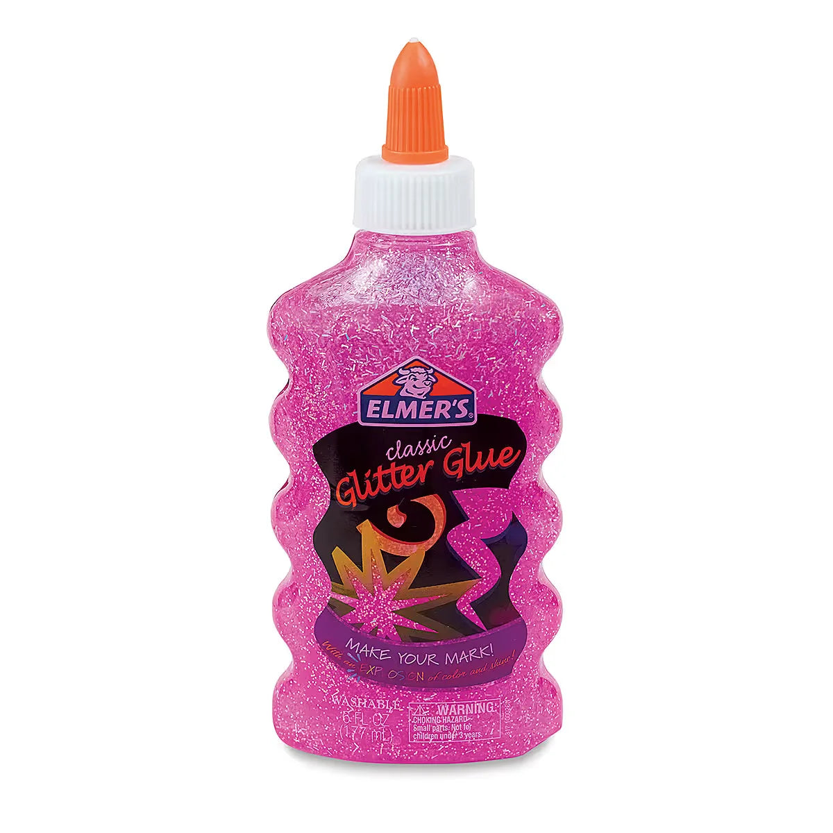 Elmers Glitter Glue  Blue 6 oz Bottle