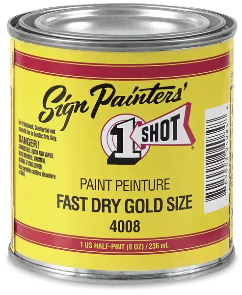 1Shot Fast Dry Gold Size 4008  Half Pint