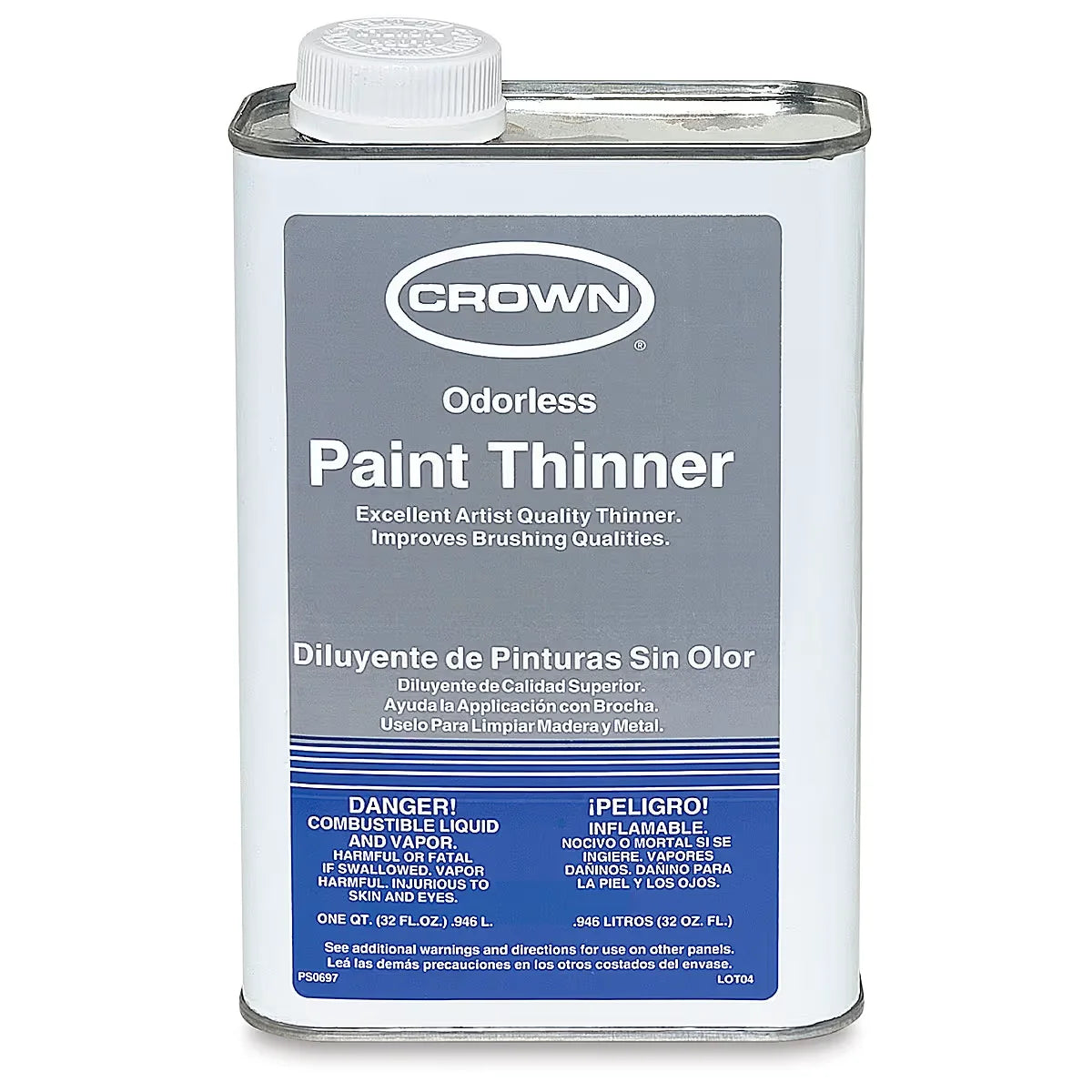 Crown Odorless Paint Thinner  Quart