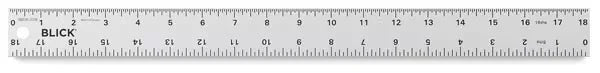 Blick Aluminum Straightedge Ruler  12