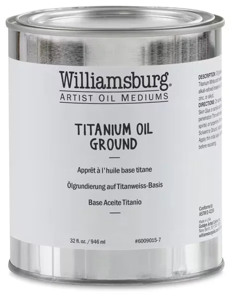 Williamsburg Artist Oil Medium  16 oz Titanium Oil