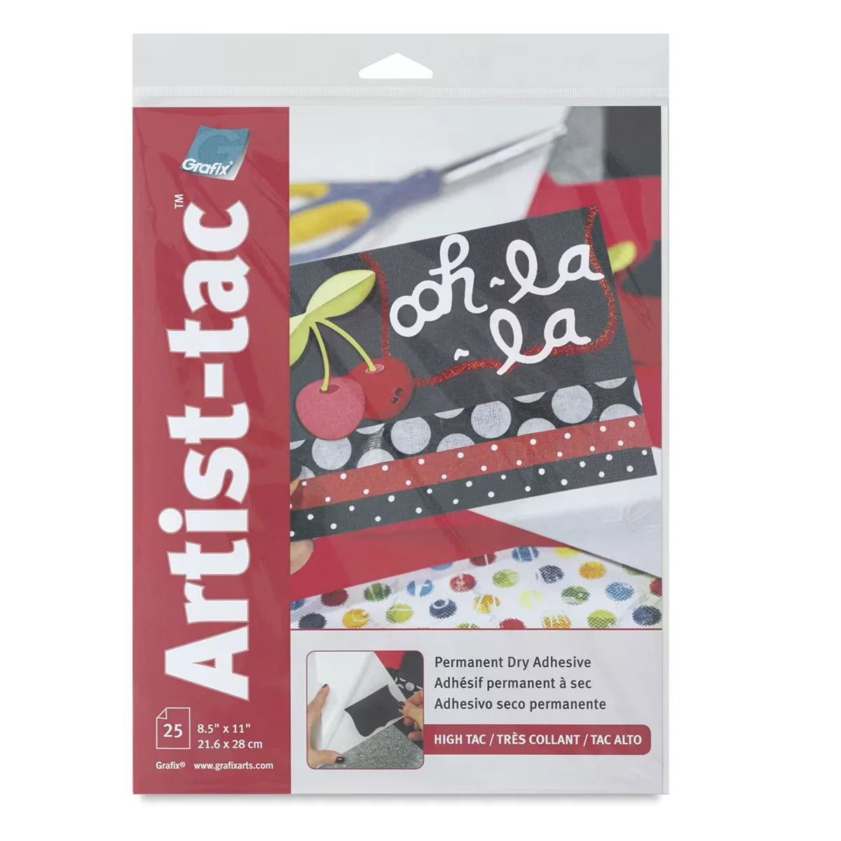 Grafix Artist Tac  51/2 x 9 Pkg of 25 Sheets