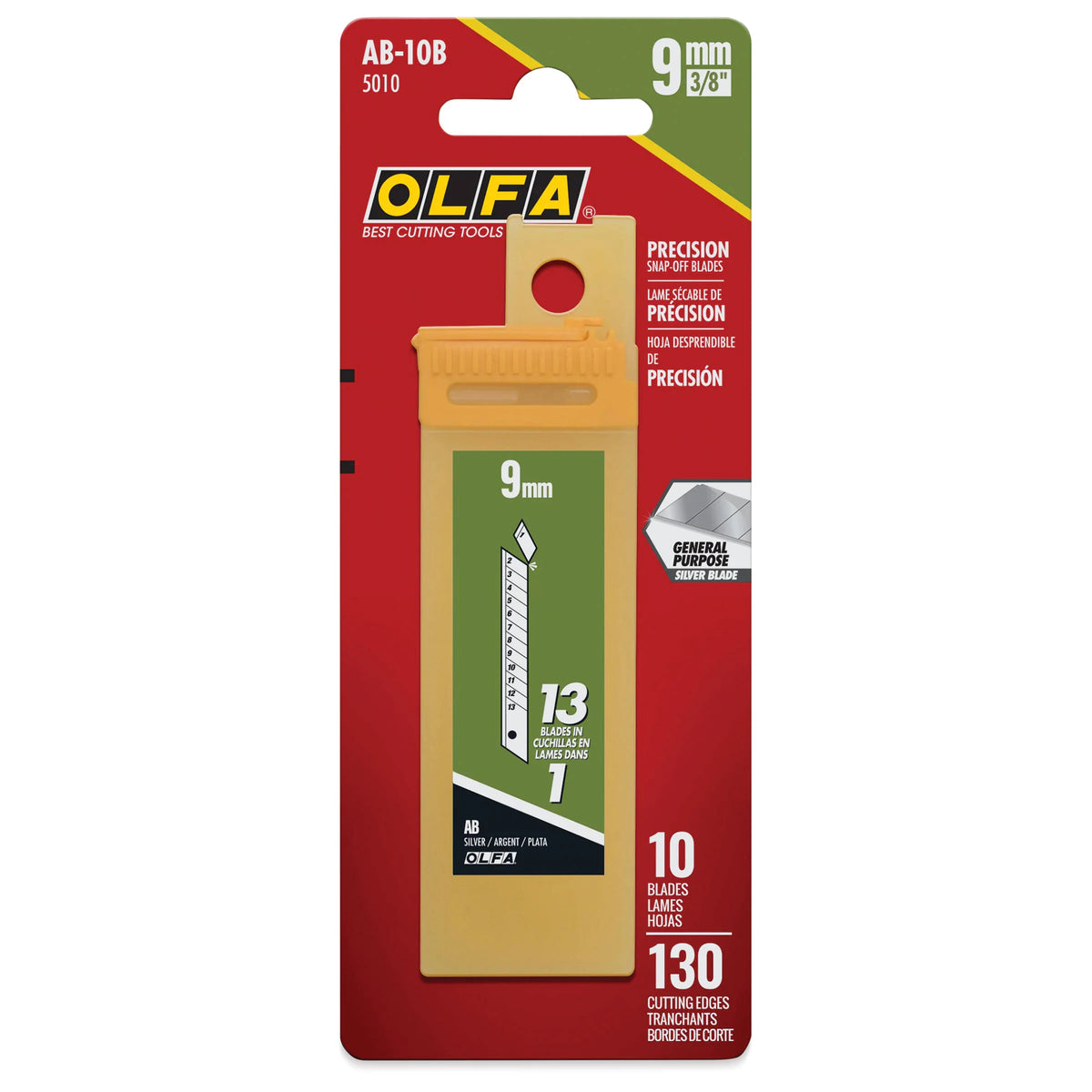 Olfa SnapOff Blade Cutter  Replacement Blades Pkg of 10