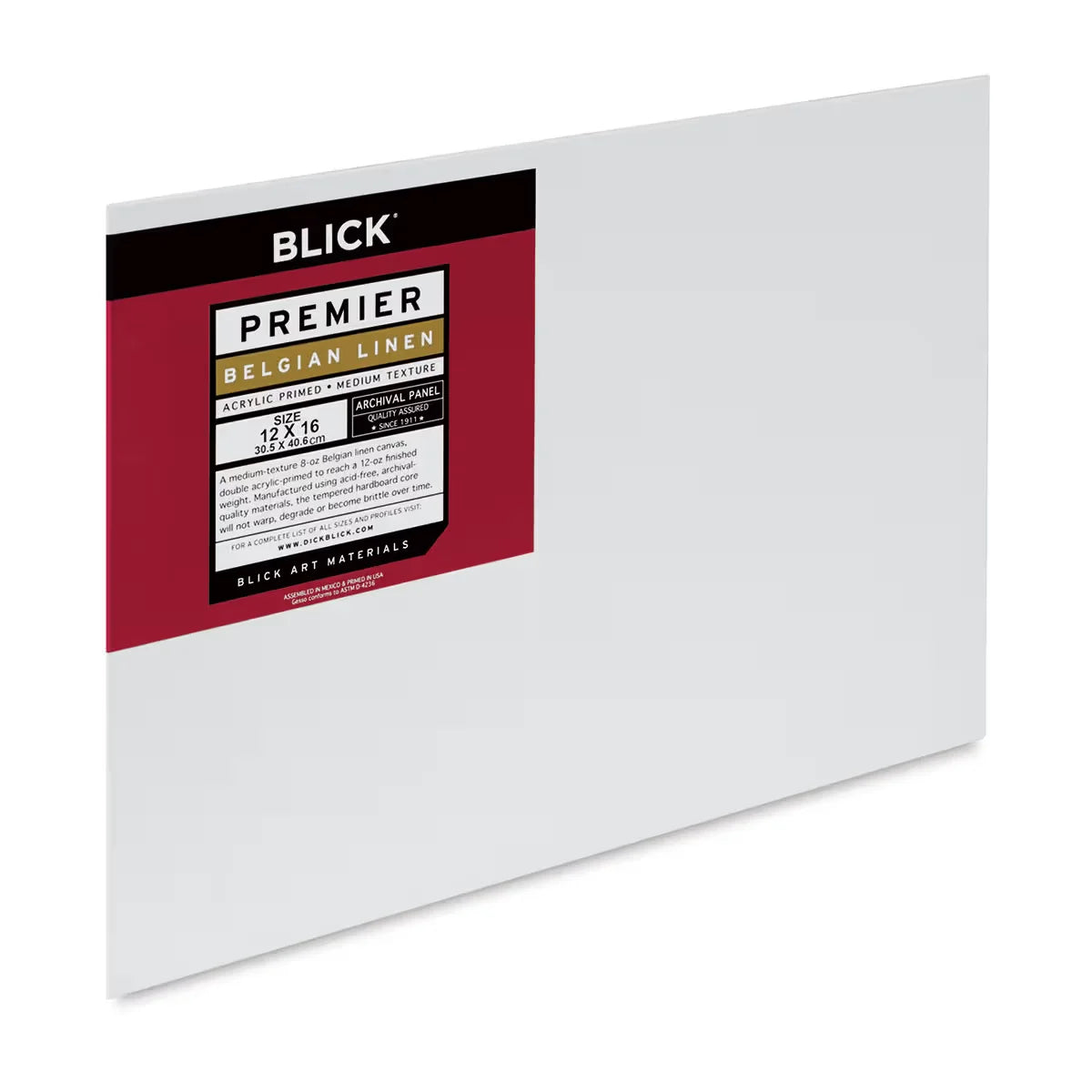 Blick Belgian Linen Archival Panel  8 x 10 Acrylicprimed