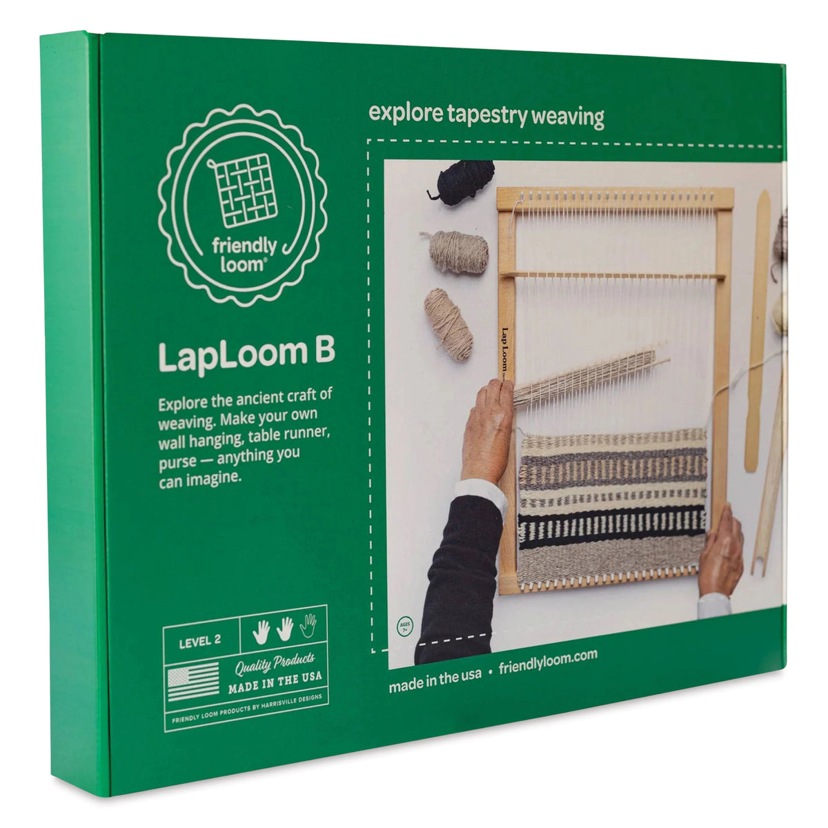 Friendly Loom  LapLoom A Level 1 12 x 16