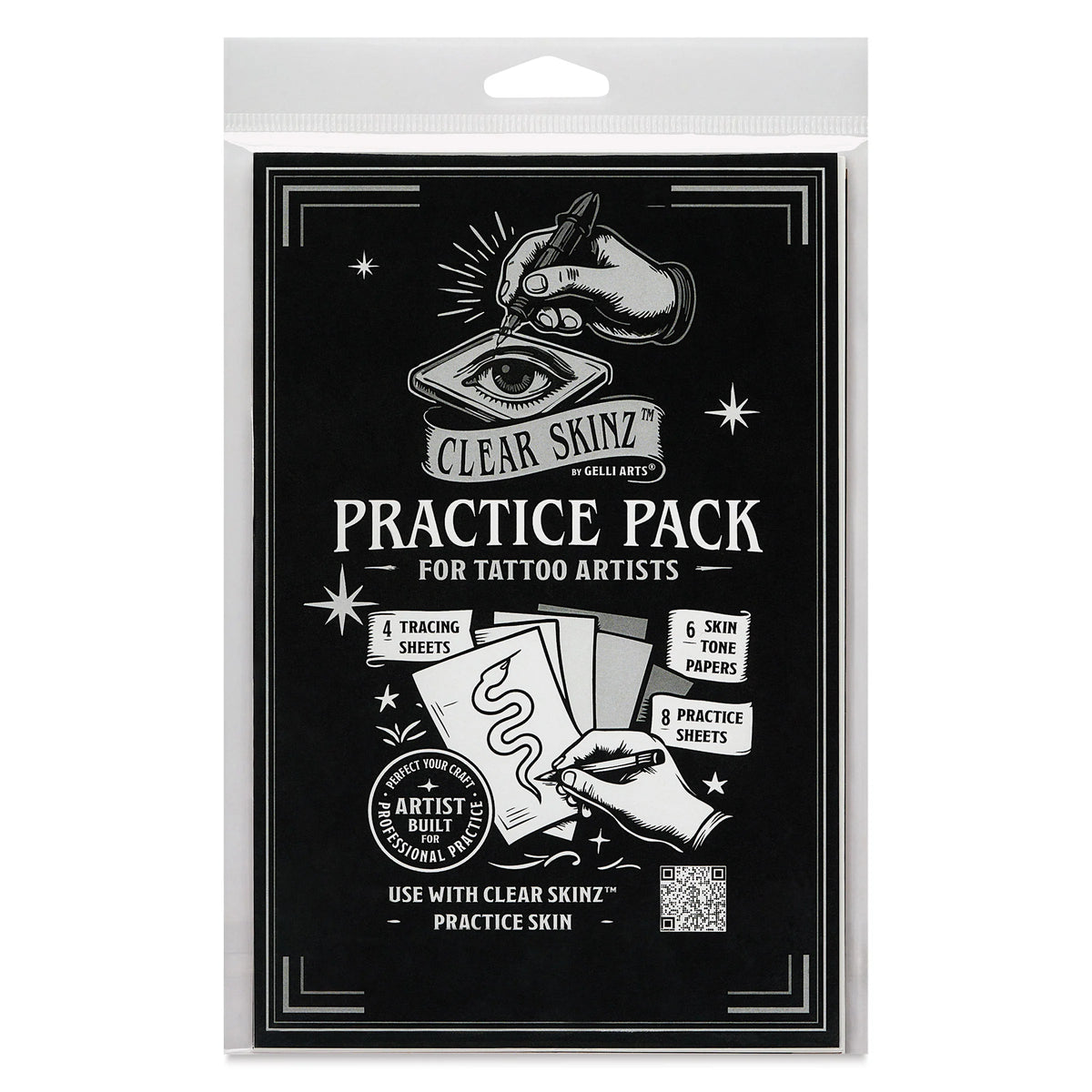 Gelli Arts Clear Skinz Practice Pack