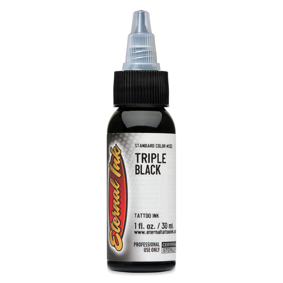 Eternal Ink Triple Black Tattoo Ink  1 oz bottle