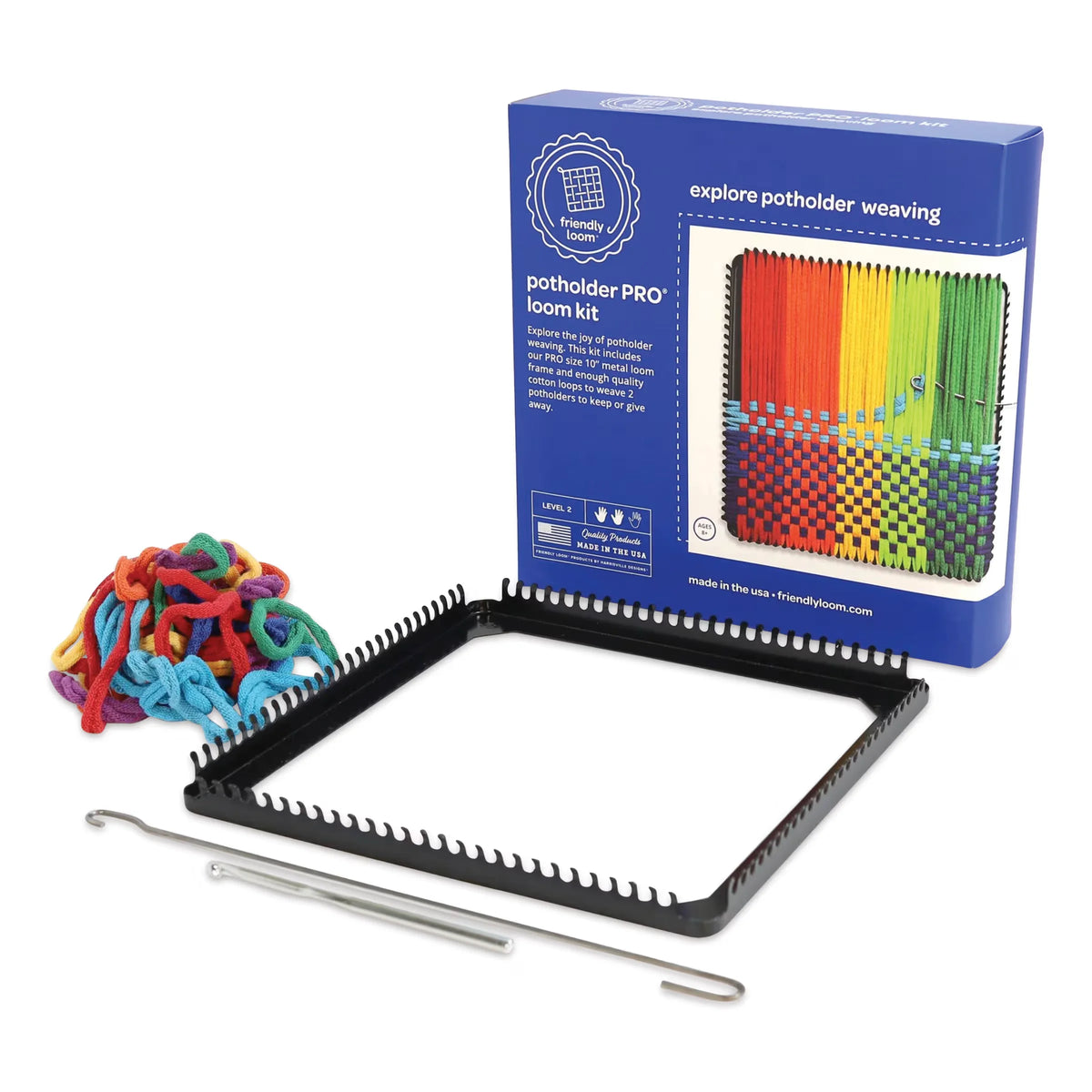 Friendly Loom Potholder Pro Loom Kit  10 x 10