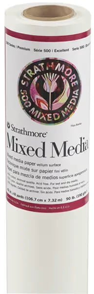 Strathmore 500 Series Mixed Media Paper  42 x 8 yds Roll