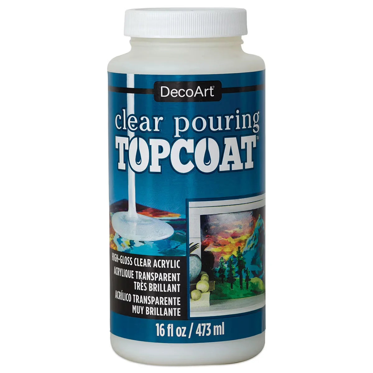 DecoArt Clear Pouring Topcoat  8 oz
