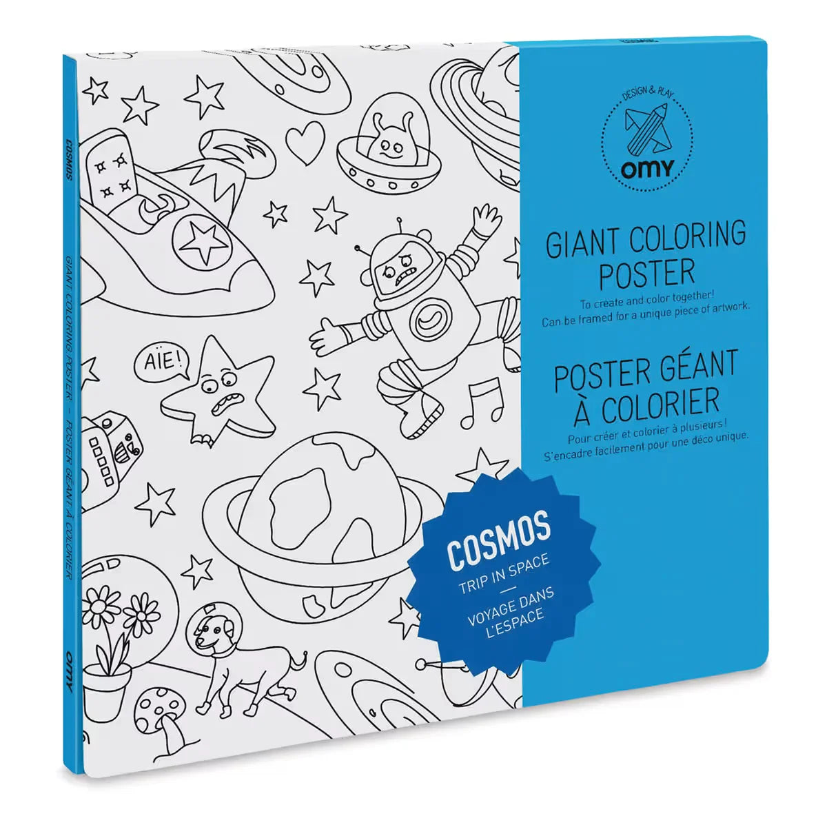 OMY Cosmos Giant Coloring Poster