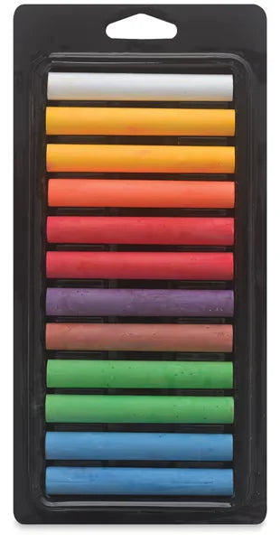 Acco Quartet Omega Colored Chalkboard Chalks  Assorted Colors Set of 12