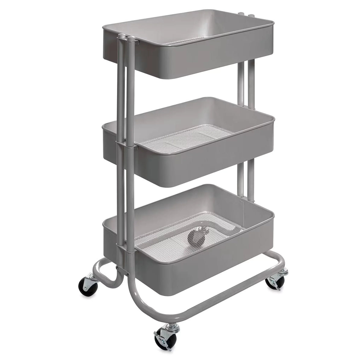 artPOP! 3Tier Rolling Cart  Gray