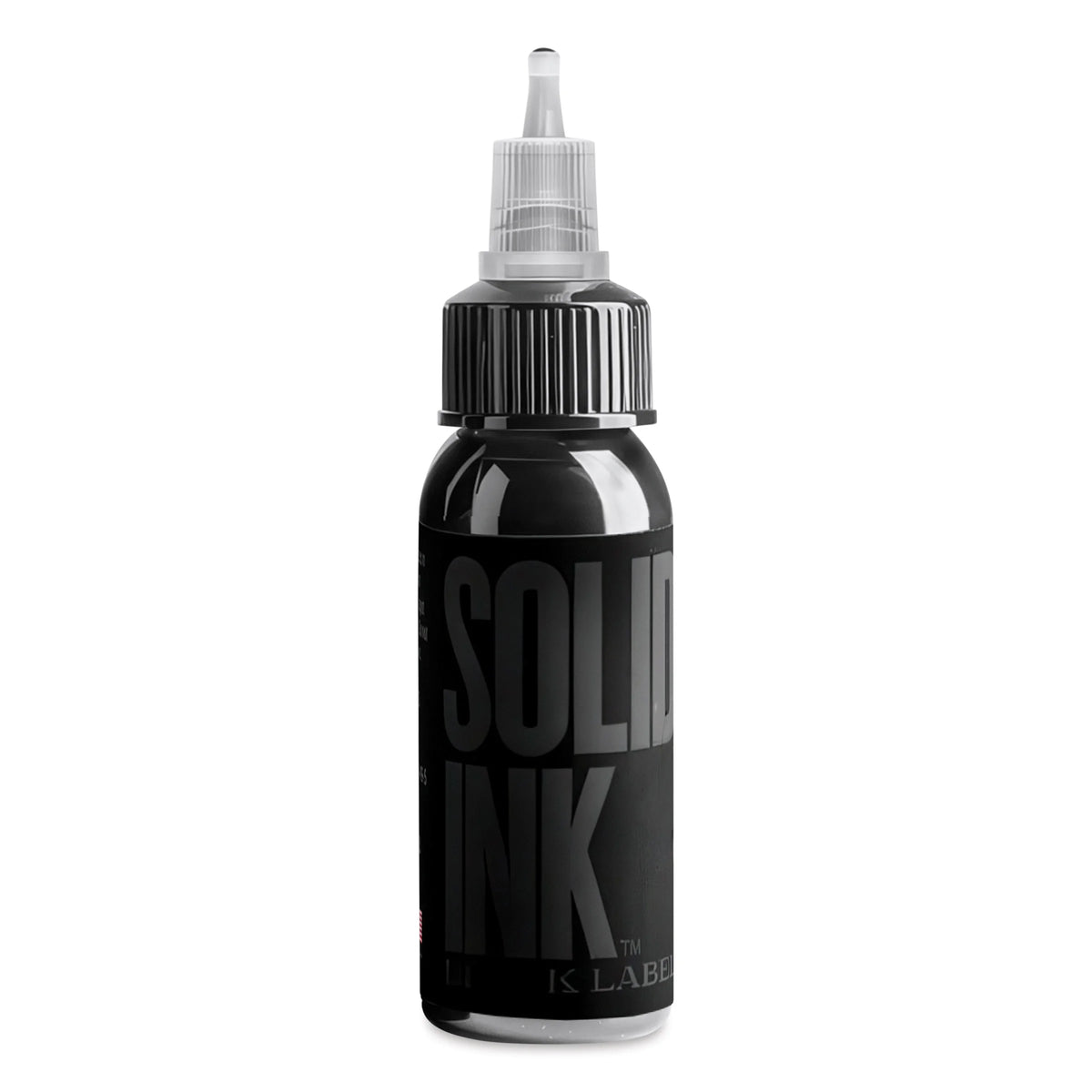 Solid Ink Heavy Black Tattoo Ink  1 oz bottle