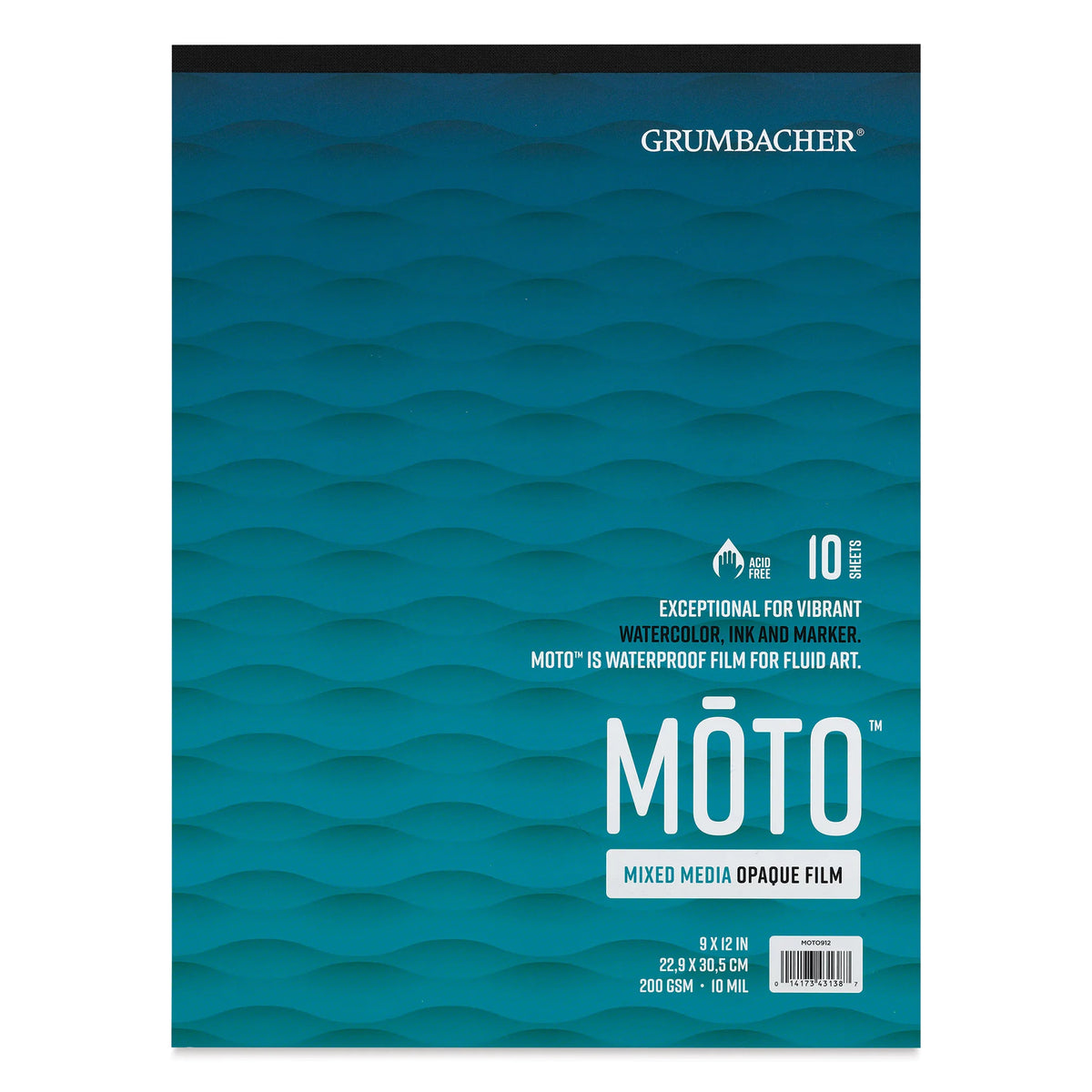 Grumbacher Moto Mixed Media Synthetic Paper Pad  5 x 7 10 sheets