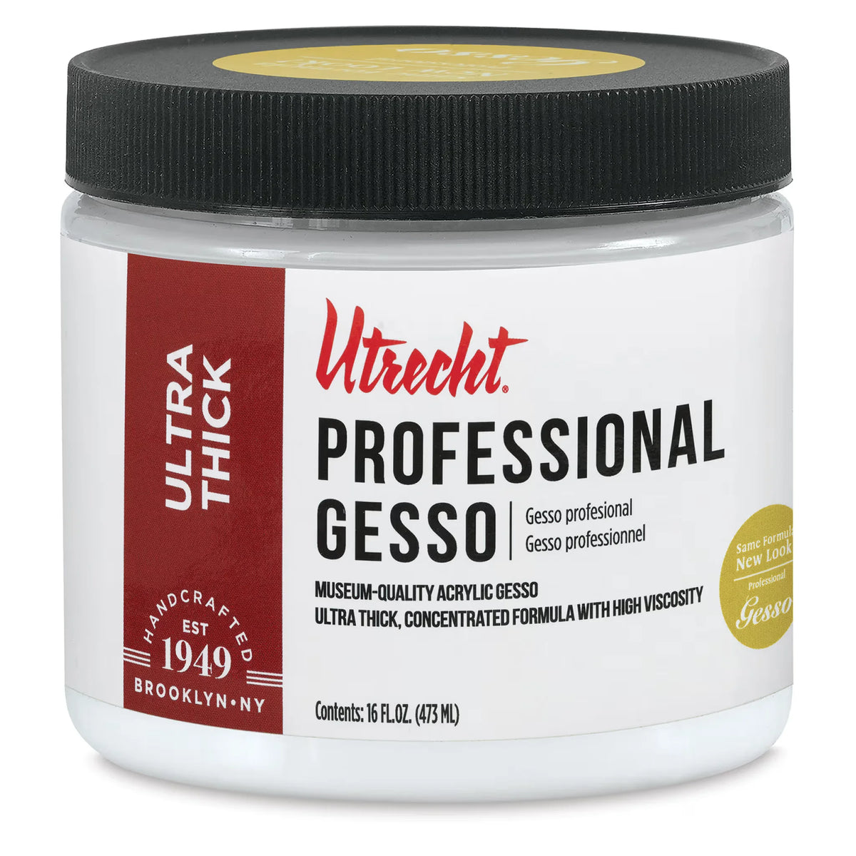 Utrecht Professional Acrylic Gesso  16 oz