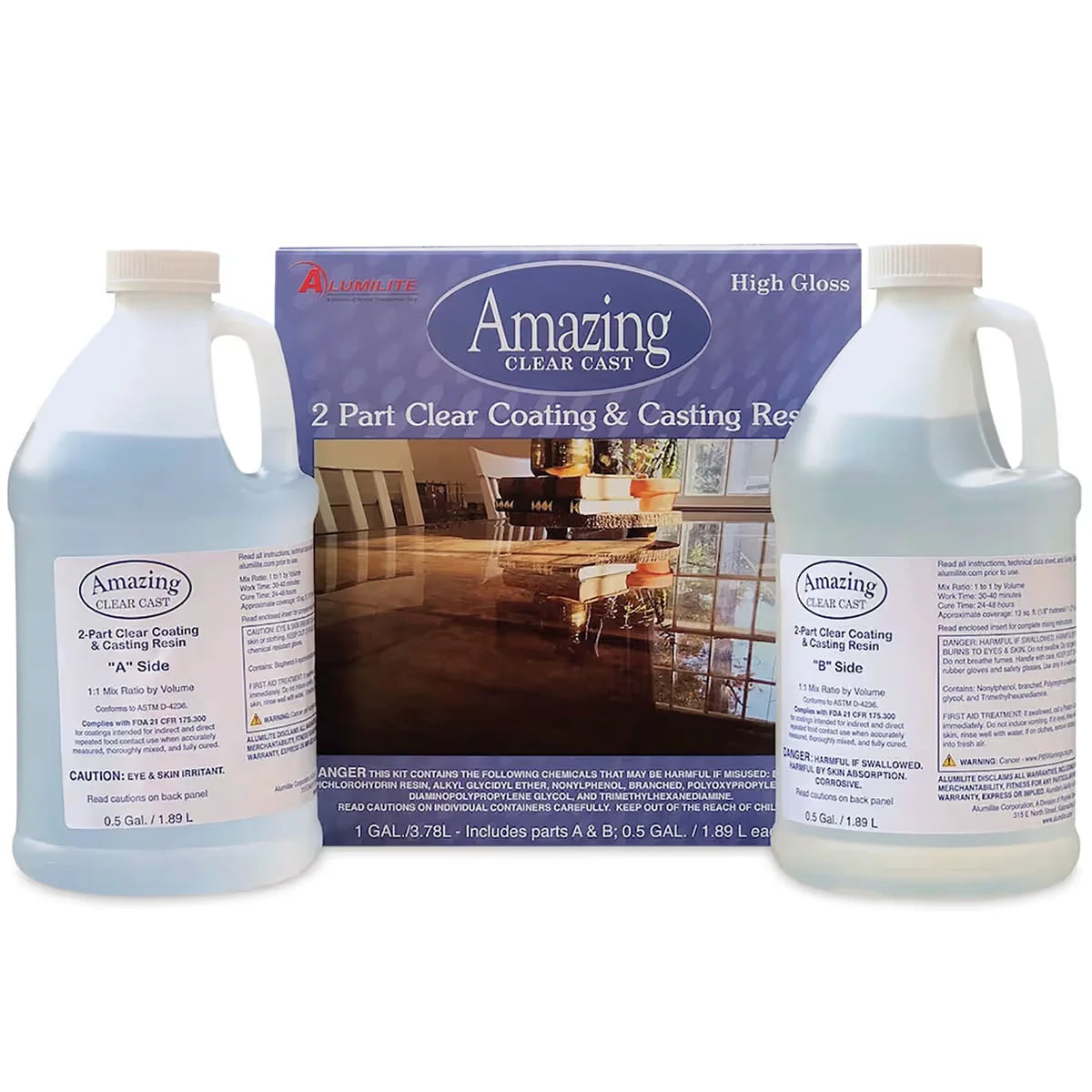 Alumilite Amazing Clear Cast Epoxy Casting Resin  16 oz Bottle