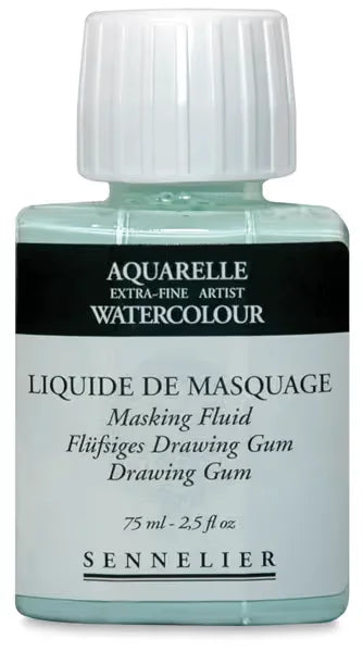 Sennelier Masking Fluid  37 ml Bottle with Applicator Tip