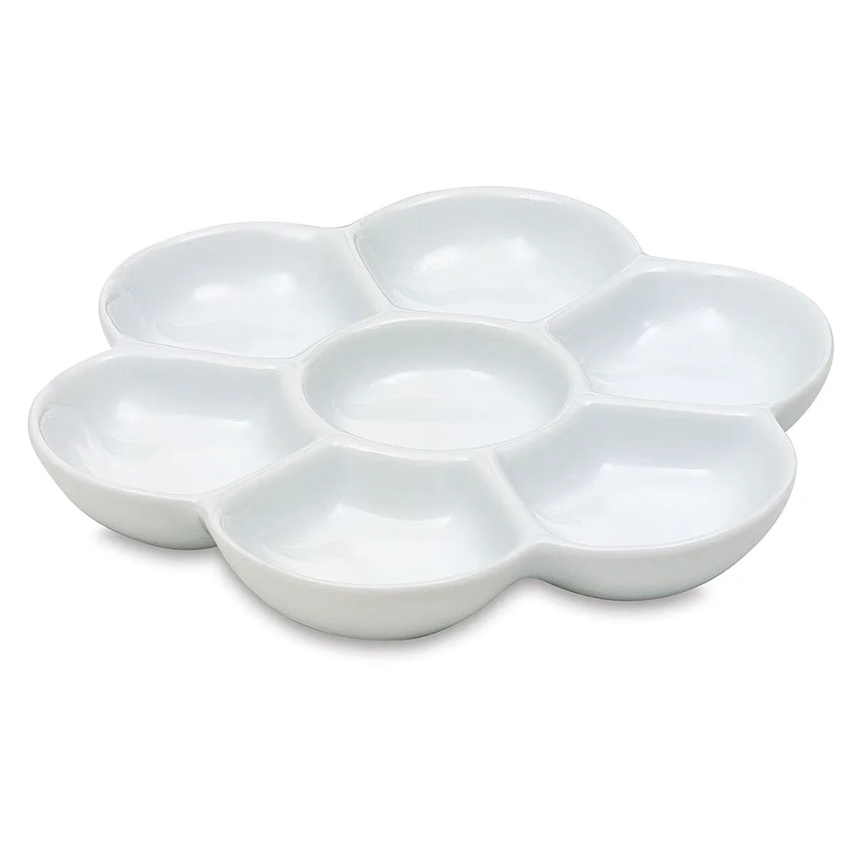 Richeson Flower Porcelain Mixing Tray  7 Wells