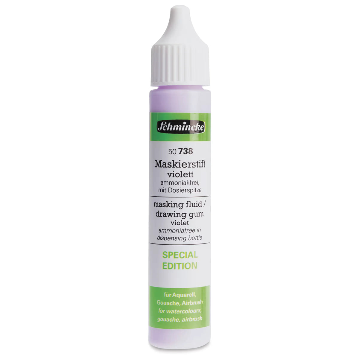 Schmincke Aqua Masking Fluid  Blue 25 ml Bottle