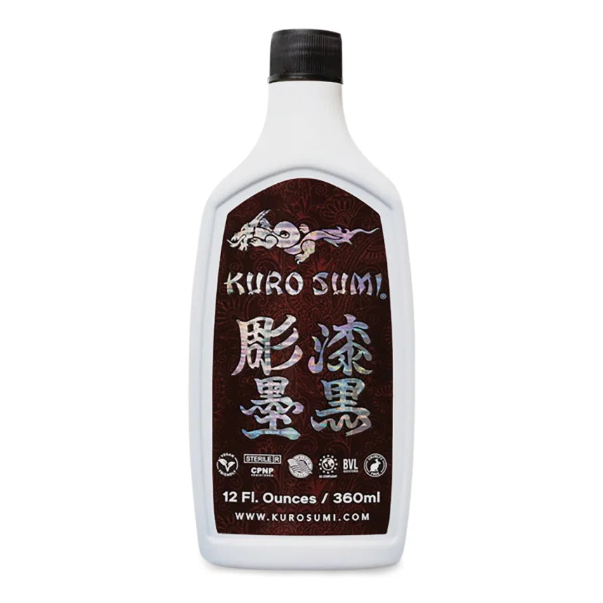 Kuro Sumi Greywash Tattoo Ink  6 oz bottle