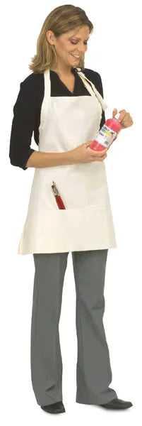 Artists White Poly/Cotton Apron  26 x 26