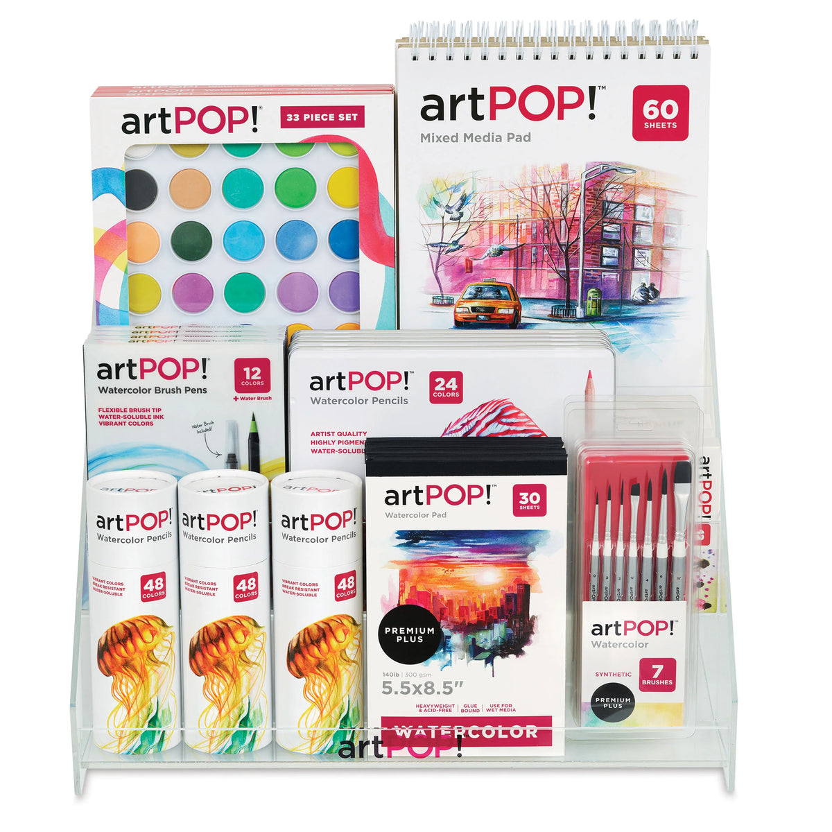 artPOP! Watercolor Sets and Countertop Display