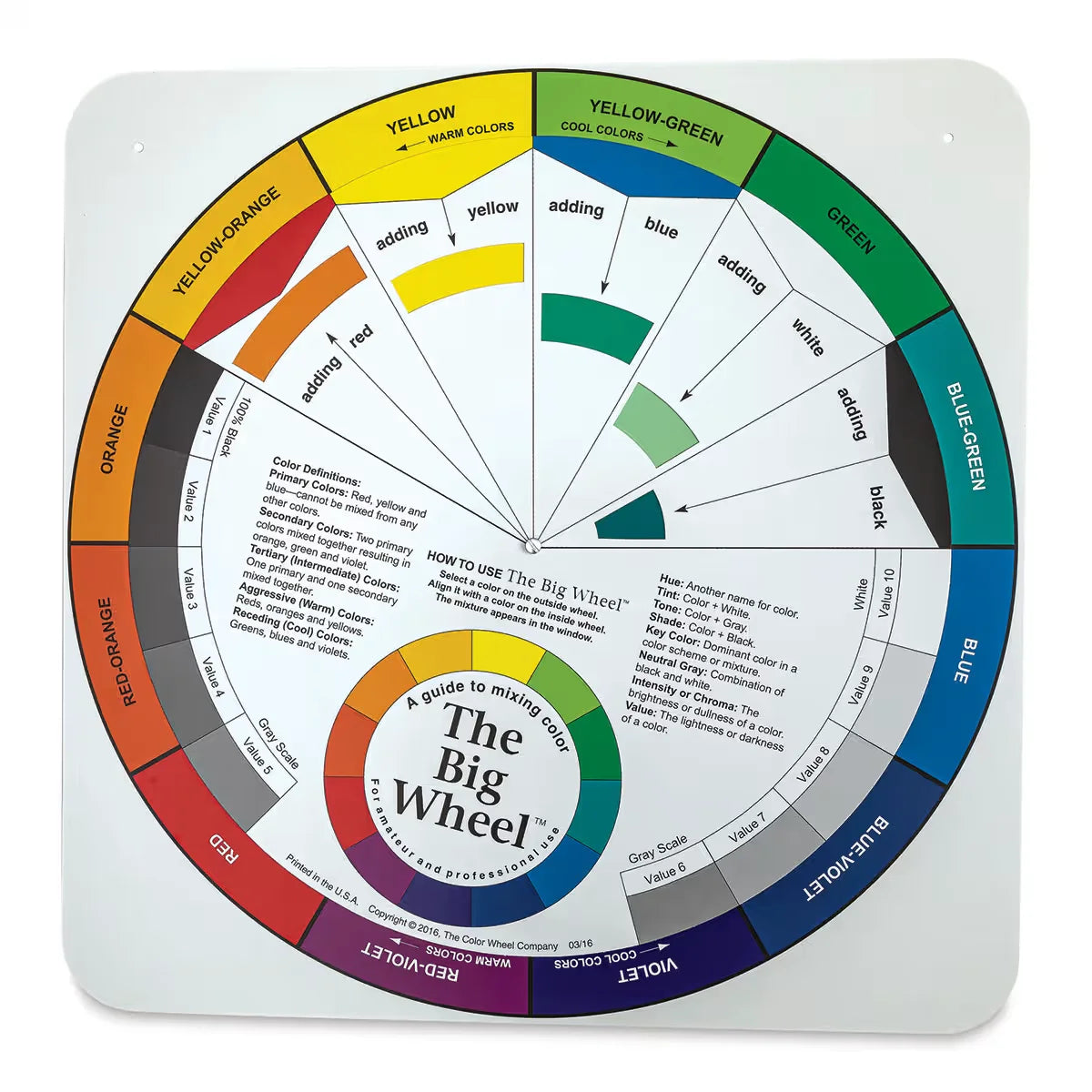 Artists Color Wheel  Pocket Version 51/8