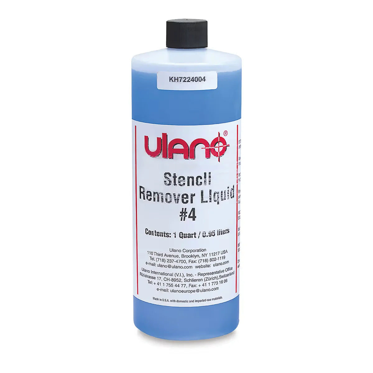 Ulano Stencil Remover No 4  Quart
