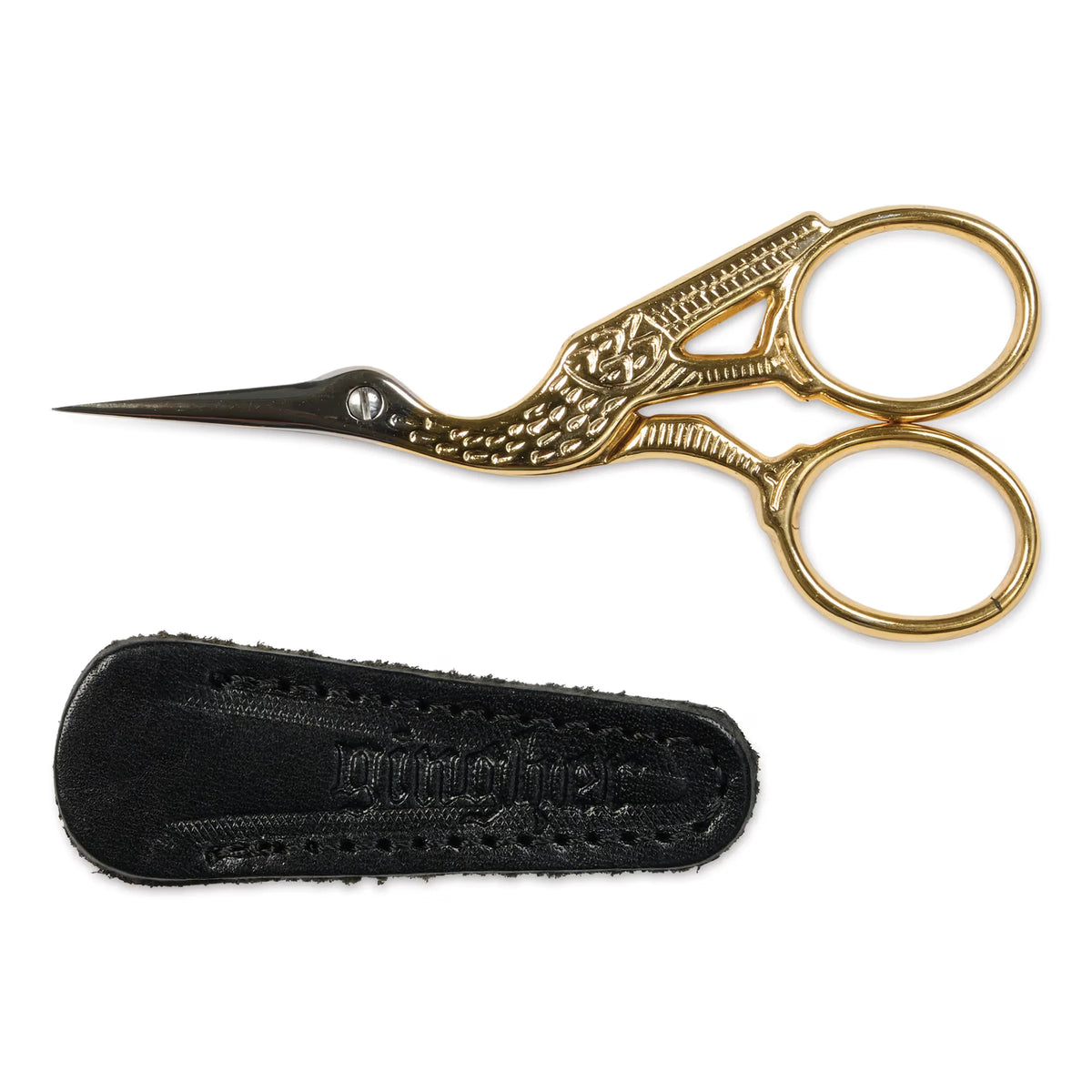 Gingher Stork Embroidery Scissors  Chrome 31/2
